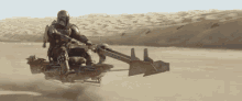 The Mandalorian Tatooine GIF - The Mandalorian Tatooine Speederbike GIFs