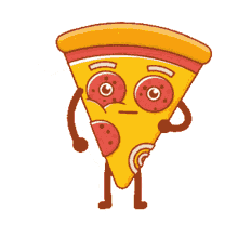 pizza pepperoni loser bleh dancing