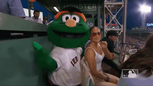 Boston Red Sox Wally The Green Monster GIF - Boston Red Sox Wally The Green  Monster Dancing - Discover & Share GIFs