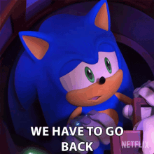 We Have To Go Back Sonic The Hedgehog GIF - We Have To Go Back Sonic The Hedgehog Sonic Prime GIFs