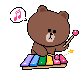 Mocha Bear Music Sticker - Mocha Bear Music Make Music Stickers