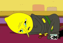 lemon grab cry adventure time sad sobbing