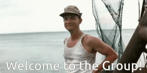 Forest Gump Welcome Group GIF