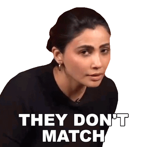 They Don'T Match Daisy Shah Sticker - They Don'T Match Daisy Shah Pinkvilla Stickers