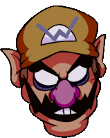 Wario Apparition Idle Sticker - Wario Apparition Idle Fnf Stickers