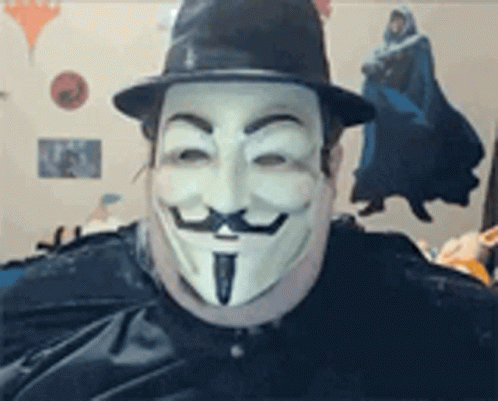 Mask Anonymous GIF - Mask Anonymous GIFs