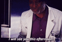 Greys Anatomy Richard Webber GIF - Greys Anatomy Richard Webber I Will See You This Afternoon GIFs