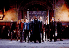 When My Posse Shows Up To Party GIF - Harry Potter Squad Posse GIFs