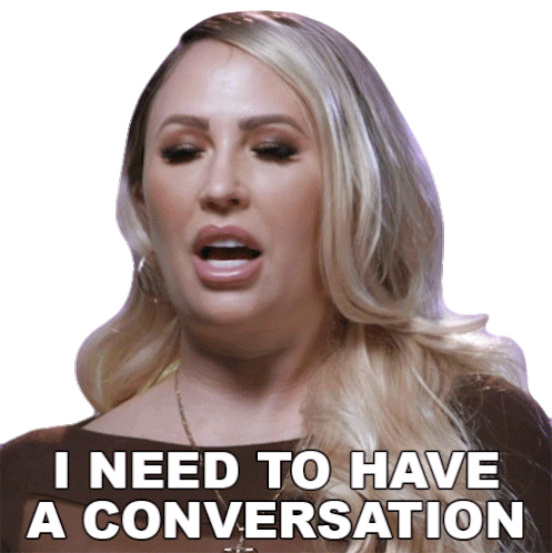 I Need To Have A Conversation Melissa Sticker - I Need To Have A Conversation Melissa After Happily Ever After Stickers