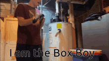 I Am The Box Boy Noah Bowman GIF - I Am The Box Boy Noah Bowman Box Boy GIFs