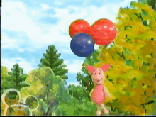 The Book Of Pooh Piglet GIF - The Book Of Pooh Piglet Balloons GIFs