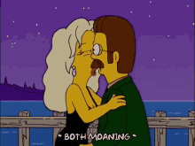 Flanders Kiss GIF - Flanders Kiss The Simpsons GIFs