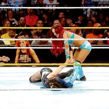 Sasha Banks Paige GIF - Sasha Banks Paige Arm Stretch GIFs
