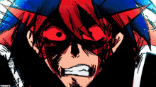angry rage anime face simon
