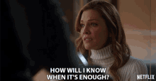 How Will I Know When Its Enough Tricia Helfer GIF