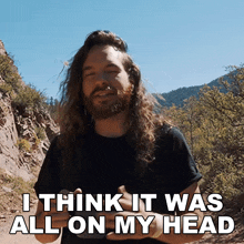 I Think It Was All On My Head Trent Arant GIF - I Think It Was All On My Head Trent Arant Ttthefineprinttt GIFs