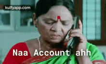 Naa Account Ahh.Gif GIF - Naa Account Ahh Oleti Lakshmi Corona Positive Audio GIFs