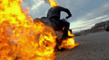 ghost rider comicbookcharacter manonfire motorcycleonfire