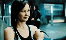 Katniss Goodbye GIF - Katniss Goodbye Hunger Games GIFs