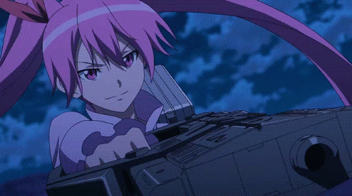 anime gun fight gif