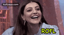 Laughing.Gif GIF - Laughing Kajal Happy Face GIFs