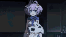 two anime girls laying on a bed with the words real life is a shit-tier game below them