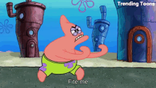 Patrick Spongebob Squarepants GIF - Patrick Spongebob Squarepants Fight Me GIFs