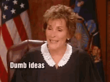 Judge Judy Dumb Idea GIF - Judge Judy Dumb Idea GIFs