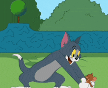 Tom And Jerry Hug GIF