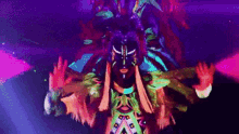 Tribal Dance Neon GIF - Tribal Dance Neon Glow In The Dark GIFs