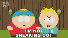 im not sneaking out eric cartman butters stotch south park s12e7