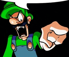 Marios Madness Luigi GIF - Marios Madness Luigi Fnf GIFs