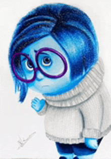 Inside Out 2 Sadness GIF