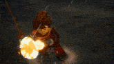 a lego character with a sword and shield