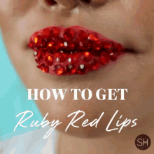 how to get ruby red lips lips beads style haul style haul gif