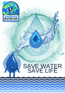 Save Water Save Life GIF - Save Water Save Life World Water Day GIFs