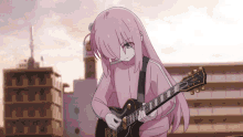 Bocchi The Rock Guitar GIF - Bocchi The Rock Guitar Anime GIFs
