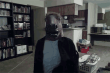 Hahaha Surprise Muthafuckahs GIF - Horse Mask Trick GIFs