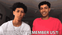 You Dont Remember Us Giovanni Rivera GIF - You Dont Remember Us Giovanni Rivera Elijah Rivera GIFs