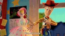 Toy Story Woody GIF - Toy Story Woody Nice And Strong GIFs