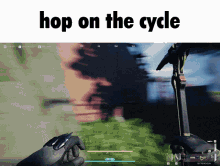 Hop On The Cycle GIF - Hop On The Cycle The Cycle Frontier GIFs