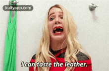 I Can Taste The Leather..Gif GIF - I Can Taste The Leather. Blonde Female GIFs