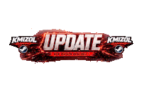 a logo for kmizol gaming shows that a new version is available