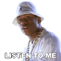 Listen To Me Ll Cool J Sticker - Listen To Me Ll Cool J James Todd Smith Stickers