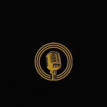 a logo for tvm the vocal masters with a microphone in the middle
