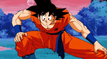 Dbz Goku GIF - Dbz Goku Stretch GIFs