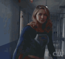 Supergirl Melissa Benoist GIF - Supergirl Melissa Benoist Sliding GIFs