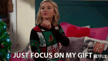 Just Focus On My Gift Isabel May GIF - Just Focus On My Gift Isabel May Katie Cooper GIFs