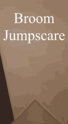 Broom Jumpscare GIF - Broom Jumpscare Jumpscare Gif GIFs