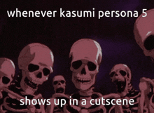 Kasumi Persona 5 GIF - Kasumi Persona 5 Skeleton GIFs